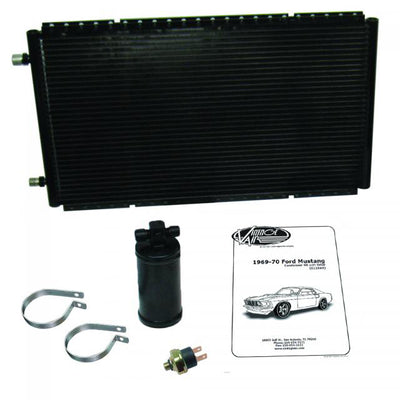 CONDENSER A/C ALUM W/DRIER KIT