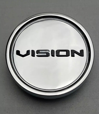 Chrome Snapin Tall Vis Cap - C223T