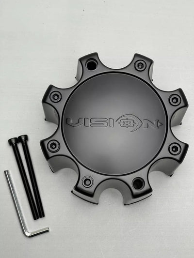 Mblk 8 Lug Closed Long Cap - C326MB8CLV