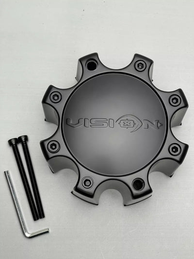 Mblk 8 Lug Closed Long Cap - C326MB8CLV