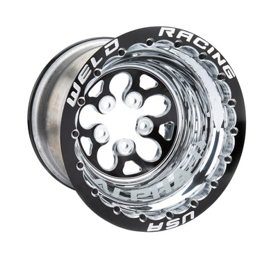 15x12 Blk Alpha-1 Wheel 5x4.750BP 5in BS Blk DBL - 83B512280MB