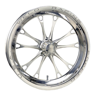 V-Series Frnt Drag Wheel 1-PC 17x2.25 Polished - 84P17000