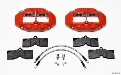 D8-4 FRONT CALIPER KIT RED COR