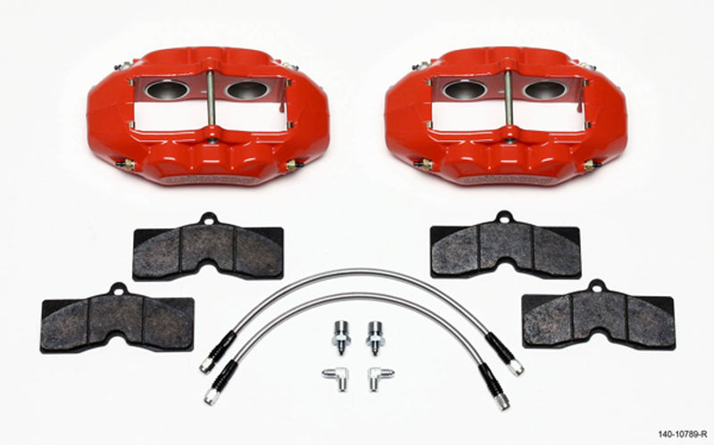 D8-4 FRONT CALIPER KIT RED COR