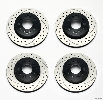 ROTORS BRAKE DRILLED SLOTTED