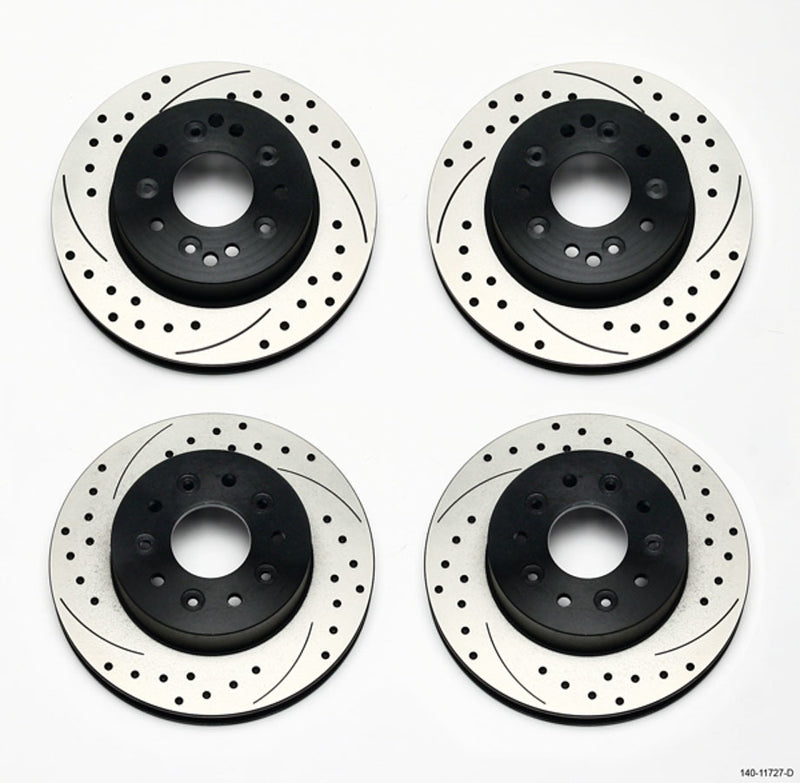 ROTORS BRAKE DRILLED SLOTTED