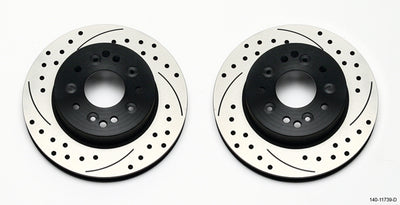 ROTORS BRAKE RR DRILLED SLOTD