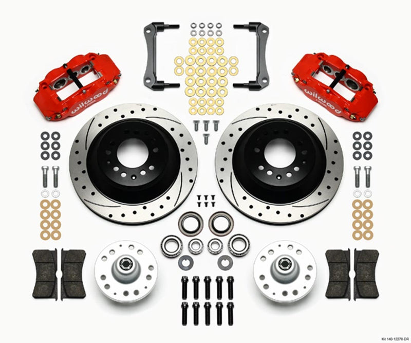 BRAKE KIT W/RED CALIPERS