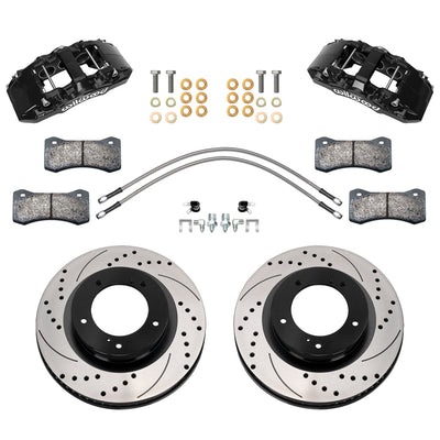 Front Brake Kit 07-15 Tundra Aero6 DM Drilled
