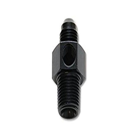 Male AN Flare to Male NPT Union Adapter with 1/8" NPT Port; Size: -6AN; 3/8" Male NPT - VIB16496