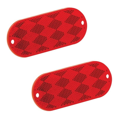 Oblong Reflector #92 Red - 7178010