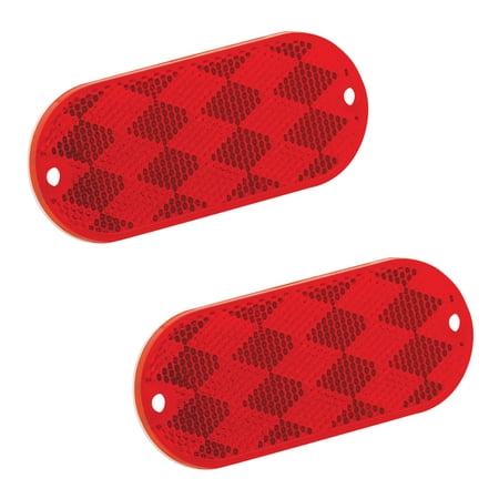 Oblong Reflector #92 Red - 7178010
