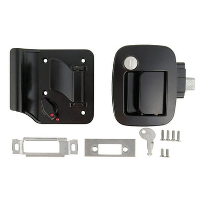 Bauer Metal Travel Trailer Lock Black - 013688