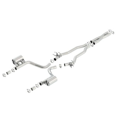 Exhaust Cat-back Stainless Split Rear - 140646