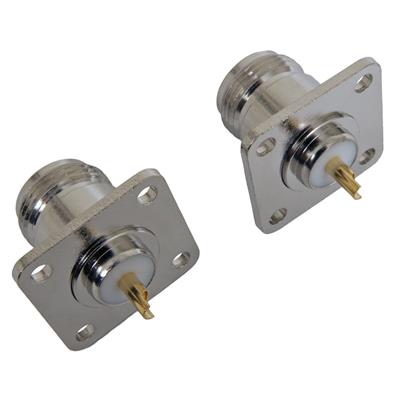 Amphenol 82-97RFX-2 Type N Chassis-Mount Coaxial Connectors