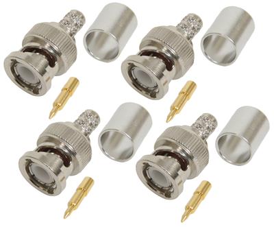 Amphenol RF 112533 Solderless BNC Male Connectors