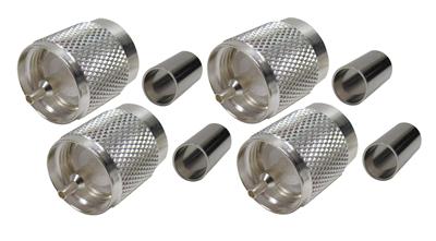 Amphenol RF UHF Male Crimp Connectors