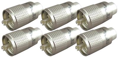 Amphenol RF 83-1SP-6 PL-259 Coaxial Connectors