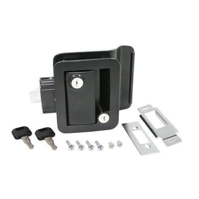 Metal Tt Lock with/Keys Black - 013570