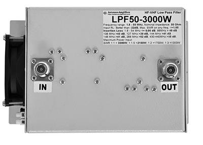 Antennas-Amplifiers LPF50 HF/6-Meter 3000W Low Pass Filters