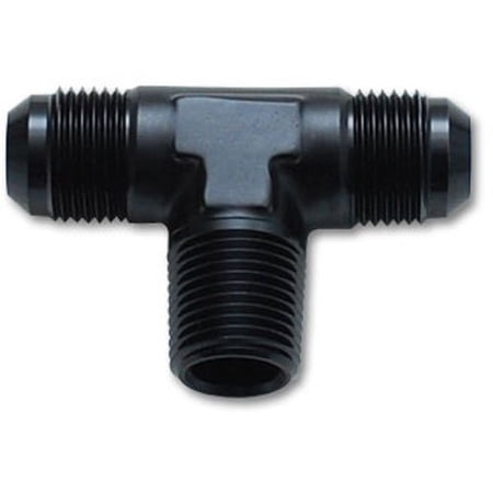 Male Flare to Pipe Tee Adapter Fitting; Size: -6AN x 1/4" NPT - VIB10462