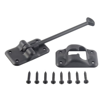 Plastic Door Holdback 6' Black - 013085BL