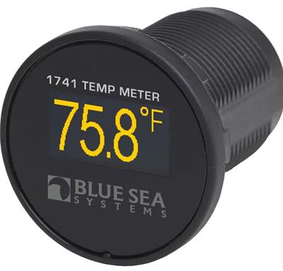 Blue Sea Systems Panel Mount Mini Digital OLED Temperature Meters