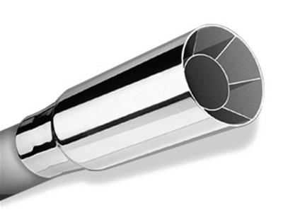 2 1/2" ROUND EXHAUST TIP