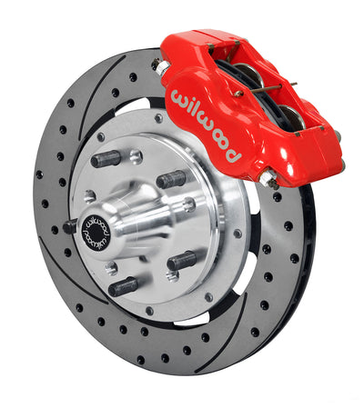 FDLI Front Kit,11.75", Drilled, Red - 14011010DR