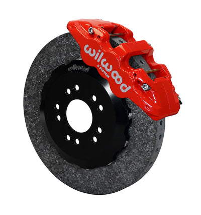 AERO6 Dynamic Front Kit,14.00" C/SiC Rotor,Black - 14012756CSIC