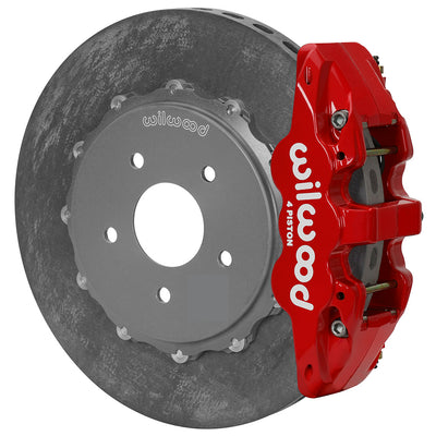 AERO4 Dynamic Rear P-Brk Kit,14.00" C/SiC,Red - 14013161CSICR