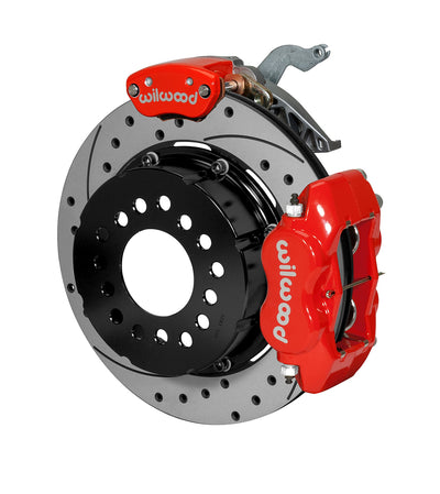 FDLI P/S Rear Kit,w/MC4 P-Brake, Drill, Red - 14014224DR