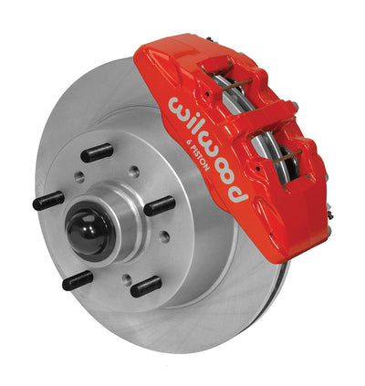 DP6 Front Kit,11.75" 1 PC Rotor&Hub, Red - 14014607R