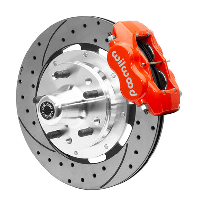 FDLI Front Kit,12.19",Drilled-Red - 14015548DR