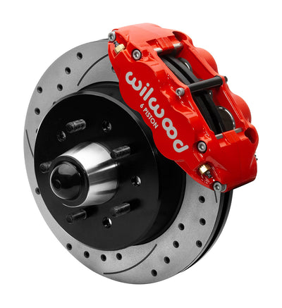 FNSL6R Front Kit,12.19" 1 PC Rotor&Hub, Drilled - 14015940D