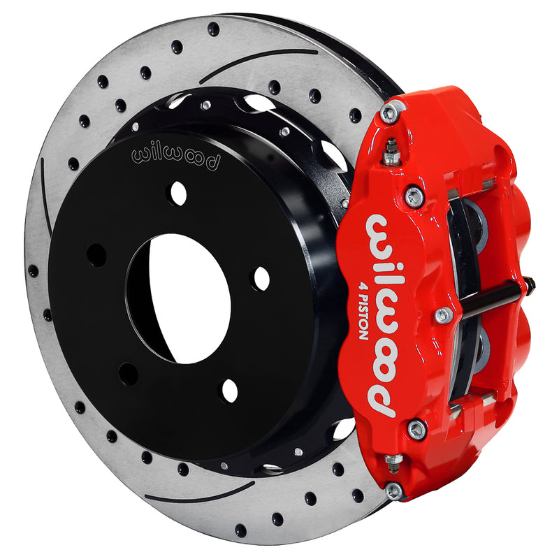 FNSL4R Rear P-Brk Kit,14.00", Drilled, Red - 14017543DR
