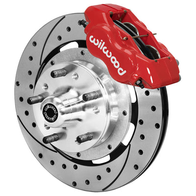 FDLI Front Kit,12.19",Drilled-Red - 1409918DR