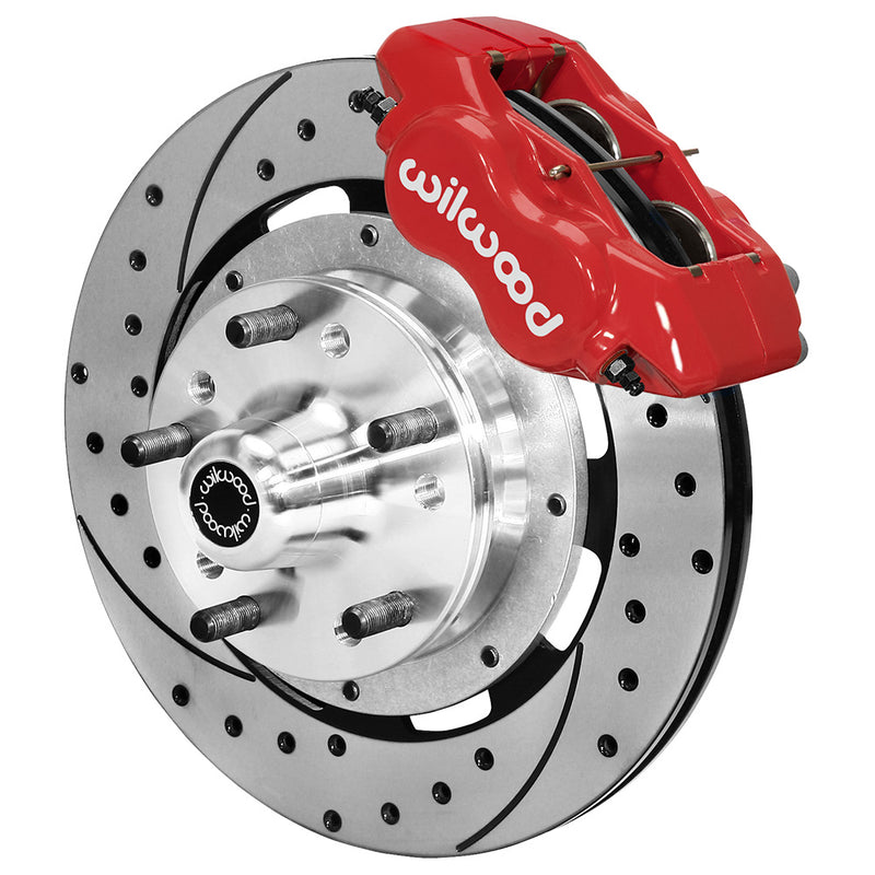FDLI Front Kit,12.19",Drilled-Red - 1409918DR