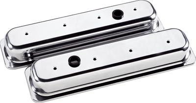 VALVECOVERS C-BOLT SBC PLAIN