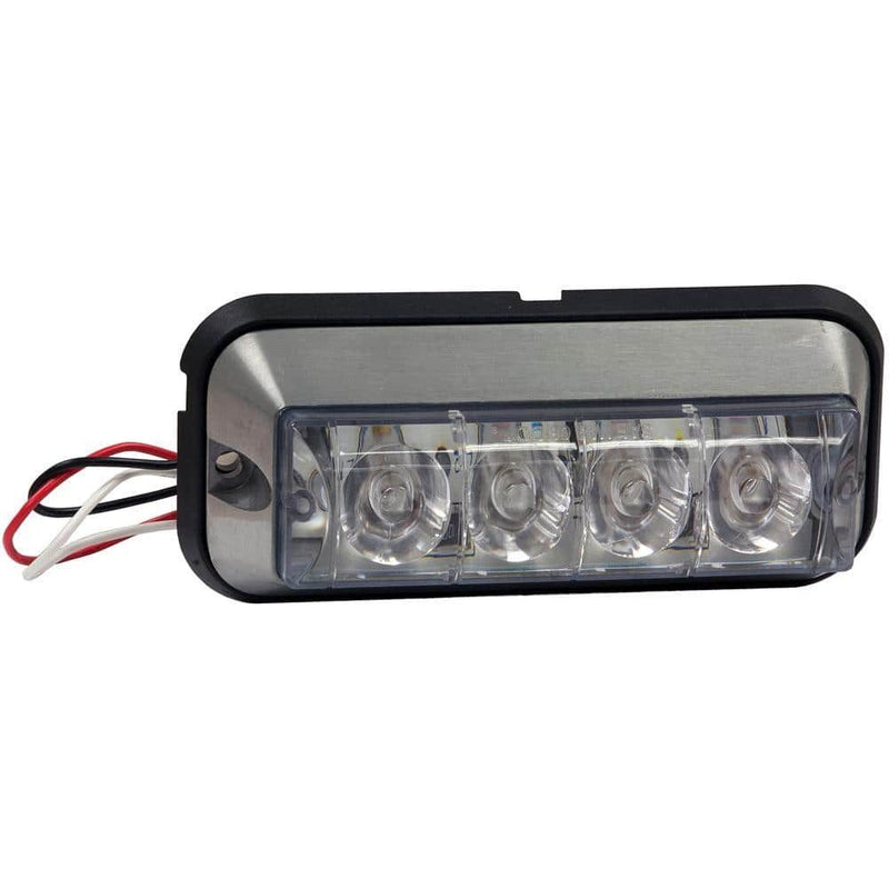 Light Strobe 4-7/8IN Rect 4LED Ambe - 8891004