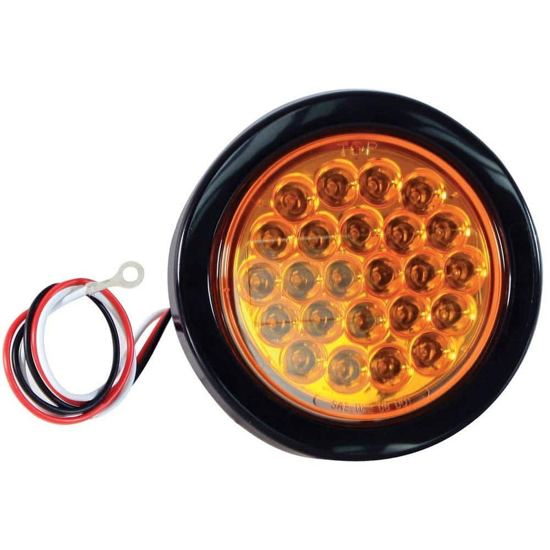 Light Strobe 4IN Round Amber (24) - SL40AR