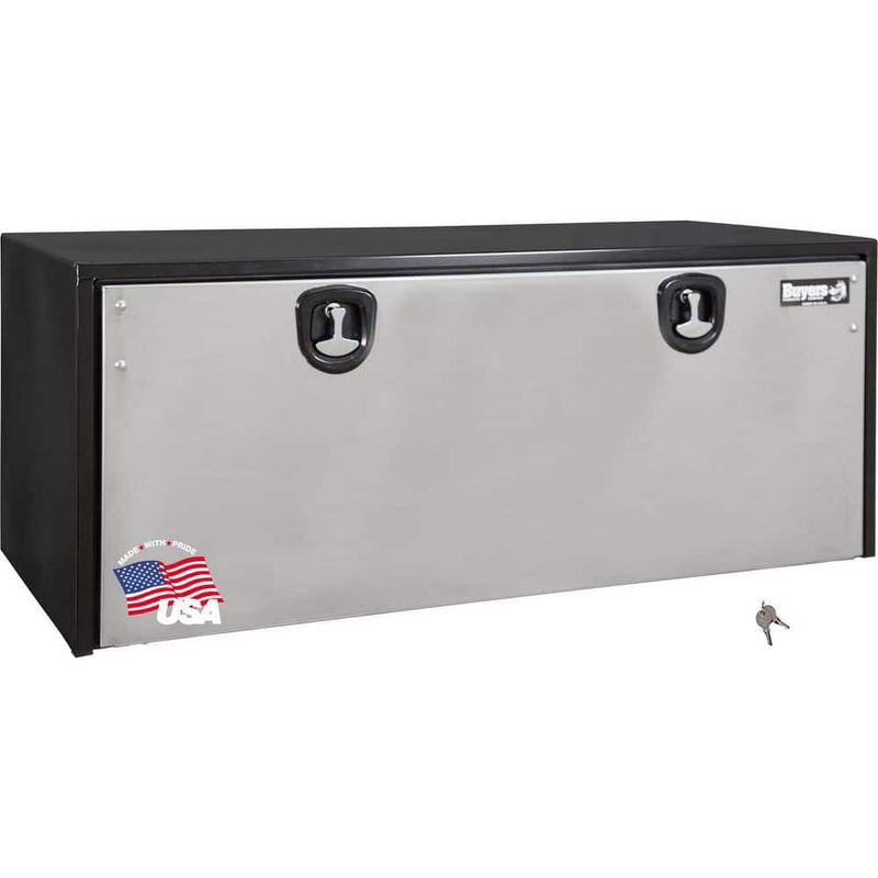 Black Steel Box with/Polish Stainless - 1702710