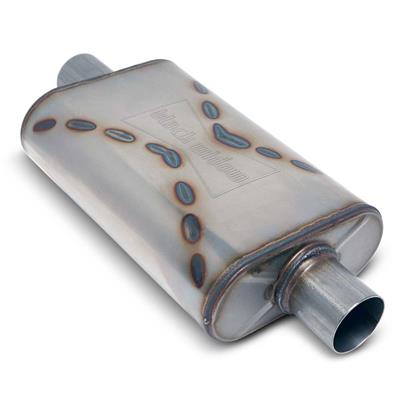 MUFFLER SS 2.5IN CTR 14IN CASE