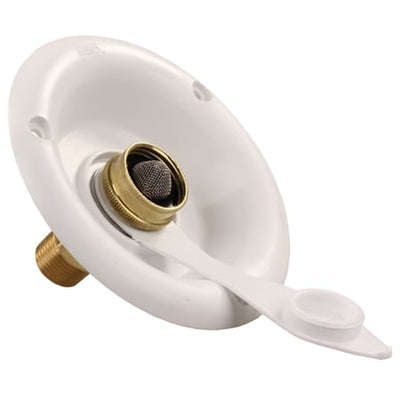 City Water Dish with/Brass CV - 94218
