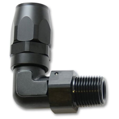 Male NPT 90 Degree Hose End Fitting; Hose Size: -12AN; Pipe Thread: 3/4 NPT - VIB26909