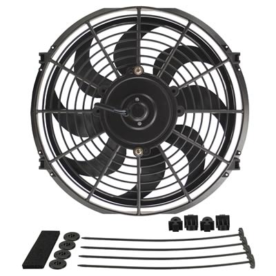 12 CURVED BLADE ELECTRIC FAN