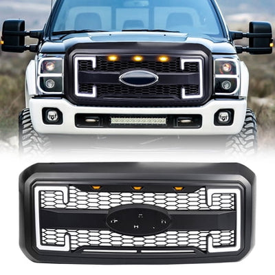 Mesh Grille with Amber Lights - MFMAA00122