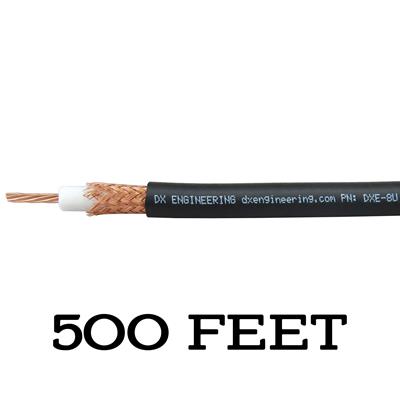 DX Engineering RG-8/U 50-ohm Bulk Coaxial Cable