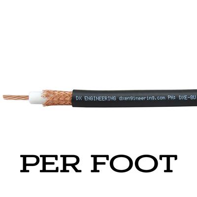 DX Engineering RG-8/U 50-ohm Bulk Coaxial Cable