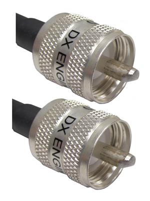DX Engineering RG-213U PL-259 Low-Loss 50-ohm Coax Cable Assemblies